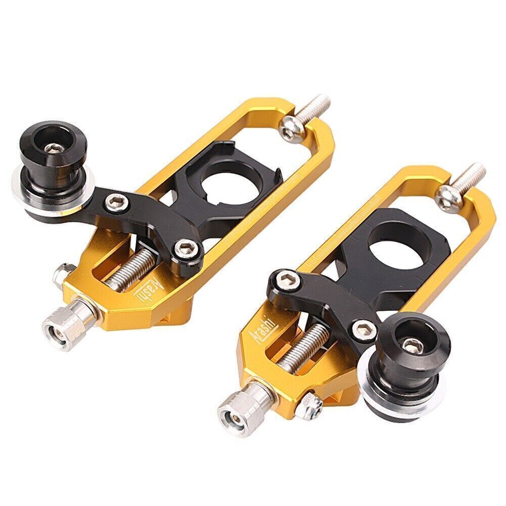 1pc Motorcycle Dirt Bike Chain Adjuster With Spool Fits Kawasaki Ninja
