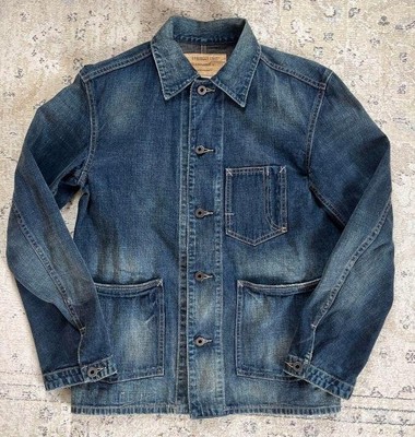 RRL Double RL Ralph Lauren Engineer Coat Denim Coverall mens Size 