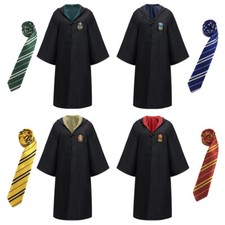 Harry Potter Kostüm Robe Mantel Umhang Krawatte Gryffindor Slytherin Ravenclaw