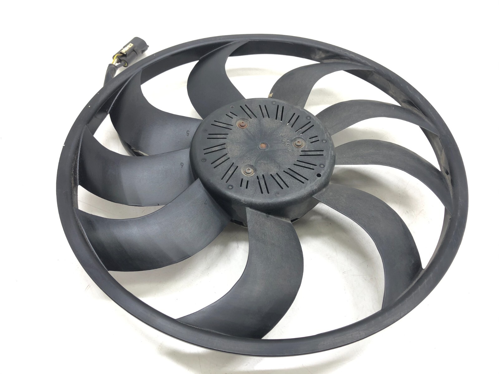 2014-2017 MASERATI GHIBLI 3.0L ENGINE RADIATOR COOLING FAN MOTOR OEM #DAMAGED.
