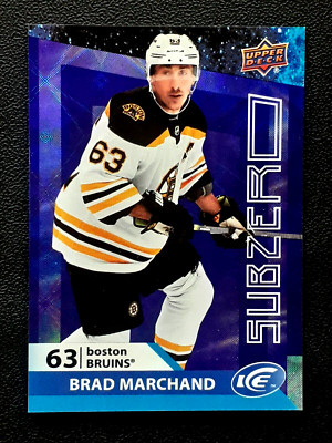 BRAD MARCHAND 2021-22 UPPER DECK ICE SUB ZERO 21-22 NO SZ-12        62102