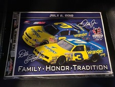 Dale Earnhardt Dale Junior family, honor, traditions wrangler decal 15 1/3  X 11