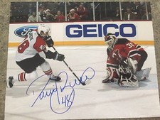 DANIEL DANNY BRIERE PHILADELPHIA FLYERS AUTOGRAPHED SIGNED 8X10 BREAKAWAY PHOTO