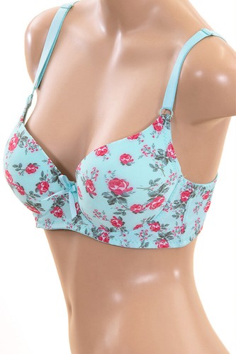 6 Pack Victoria D Cup SEXY Women Floral Solid Color Full Cup Underwire Bra - Picture 4 of 10