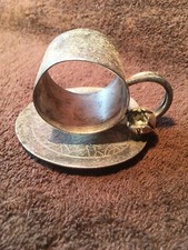 Tulip On A Water Lily Pad Napkin Ring Holder (#168)