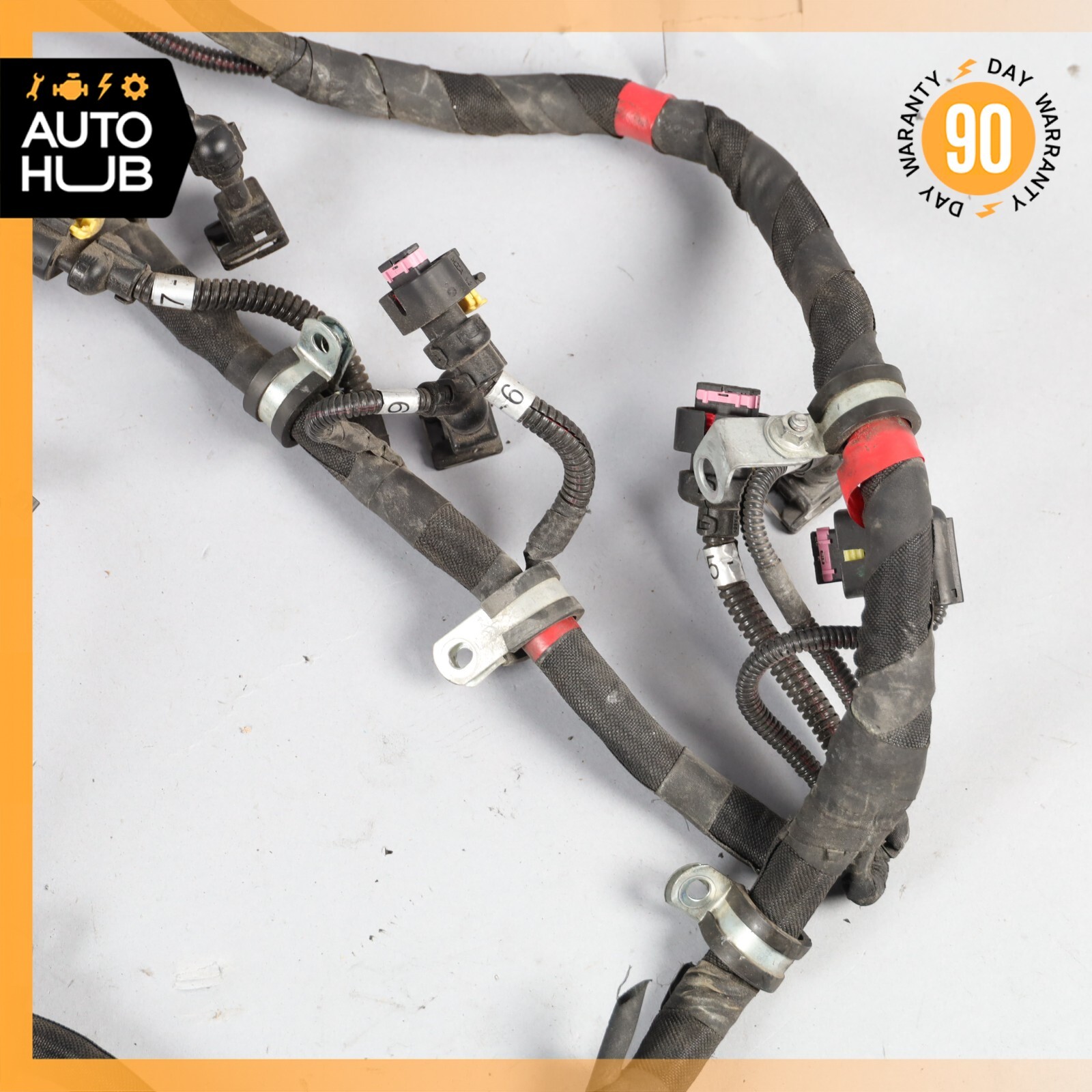 09-19 Maserati GranTurismo 4.7L Fuel Injector Injection Wiring Harness OEM 61k