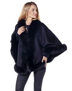 plus size fur cape