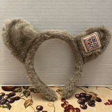 Great Wolf Lodge Headband Wolf Ears Plush Furry Halloween Dress Up Unisex Logo