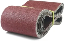 6PCS 6x48 in Sanding Belts 60 80 120 150 240 400 Grit Belt Sander Sandpaper
