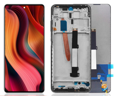 For Xiaomi Poco X3 6.67'' LCD Display Touch Screen Digitizer Assembly with Frame
