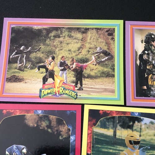 Mighty Morphin Power Rangers Card Lot X 10 Saban 1994 FREE MYSTERY CARD - Picture 2 of 20
