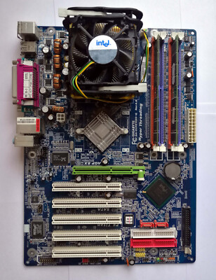 Gigabyte GA-8IPE1000-G Mobo with Pentium CPU and 2GB RAM Test  OK! 4719331802042|