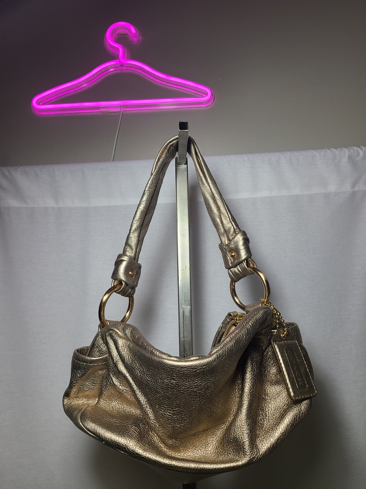Coach parker Rose Gold shoulder bag Gem