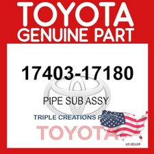 Genuine Toyota 1740317180 Pipe Assy Exhaust Center 17403-17180 OEM