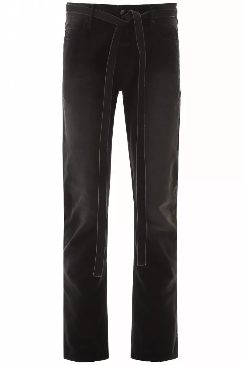 New With Tags Fear Of God Sixth Collection Black Slim-Fit Jeans