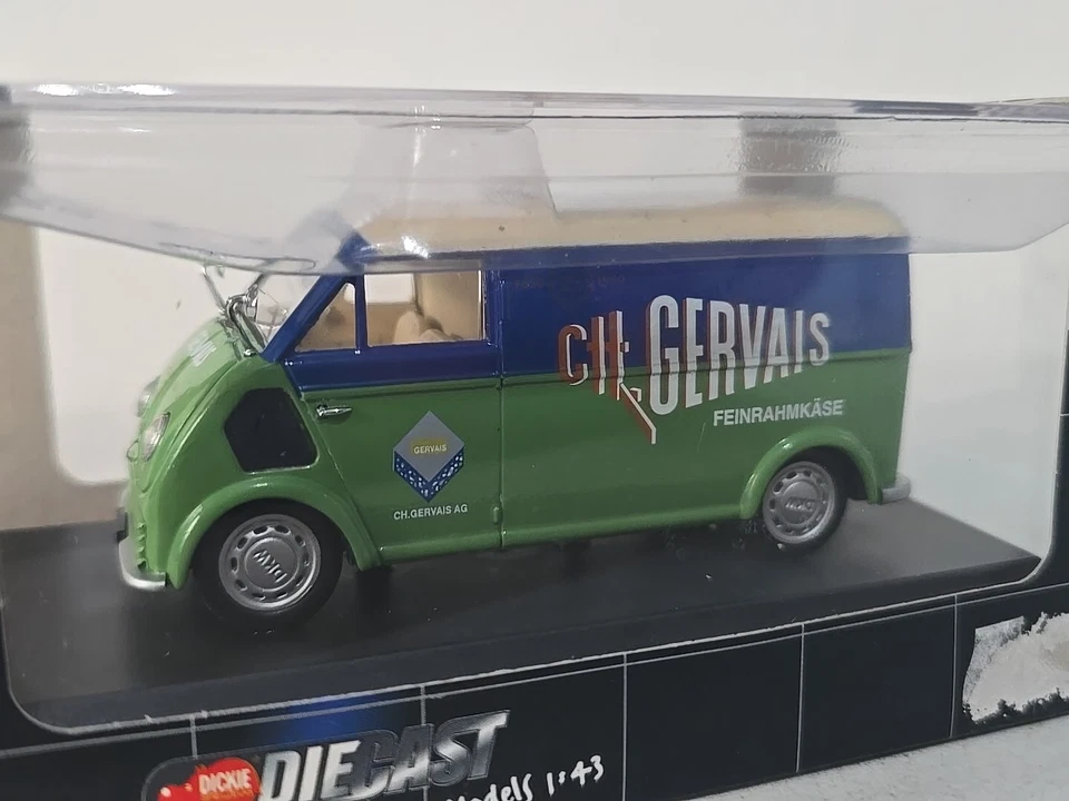 1/43 DKW SCHNELLASTER VAN CH GERVAIS FEINRAHMKASE DICKIE DIECAST BOXED MODEL — 第 2/4 张图片
