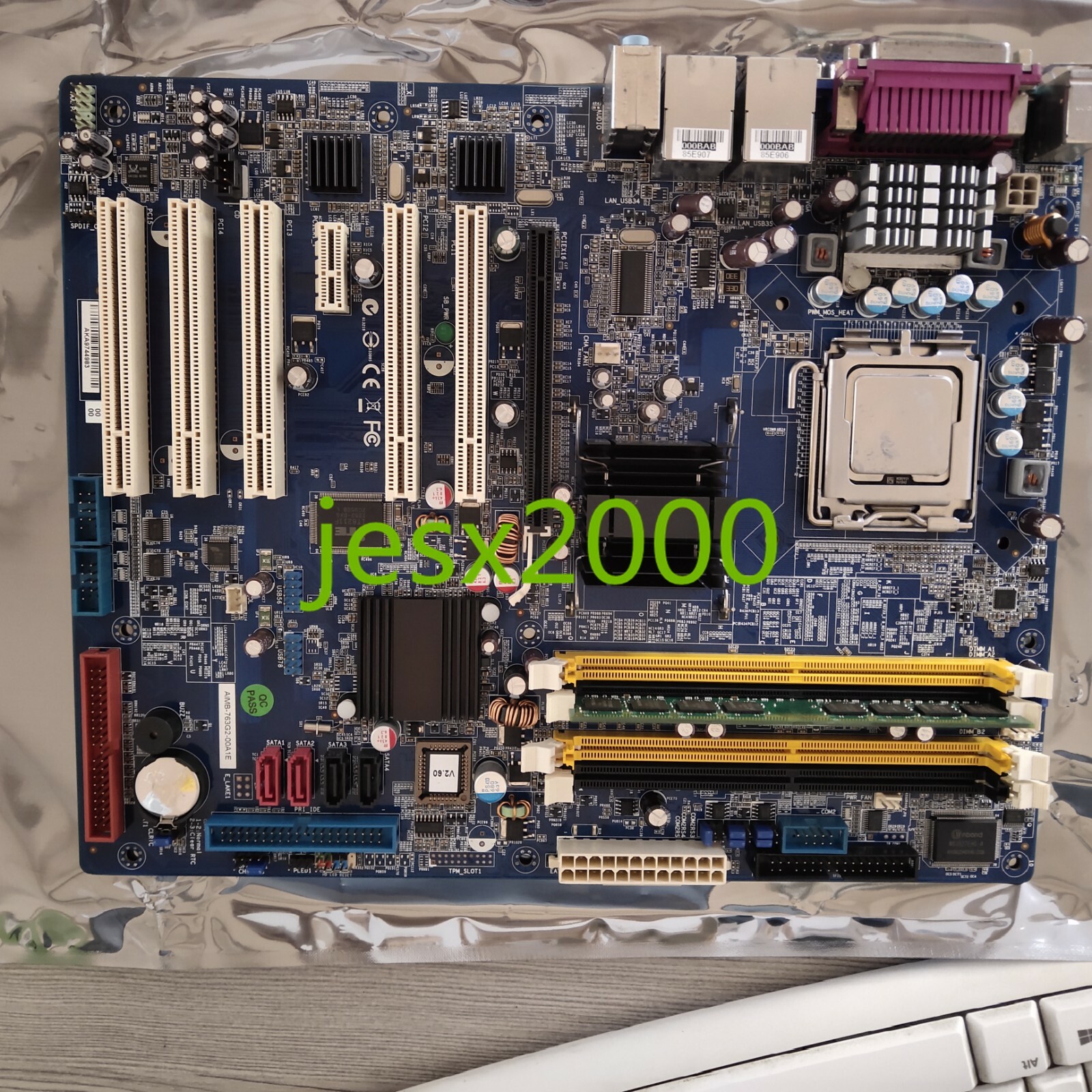 1PC Advantech IPC motherboard AIMB-763G2 AIMB-763G2-00A1E