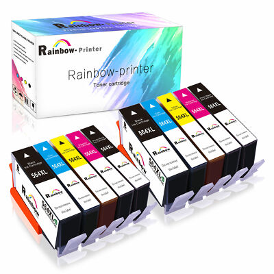 Cartouche D'encre Noire 4PK 564 XL Compatible HP - Pour Imprimantes C6375, C6380, D5445 Et Autres