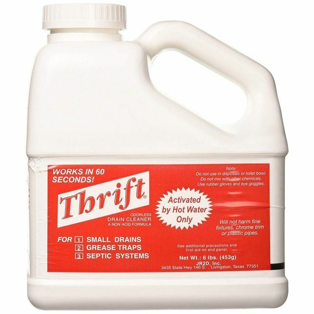 Thrift T600 Odorless NonAcidic Drain Cleaner, 6 lb eBay