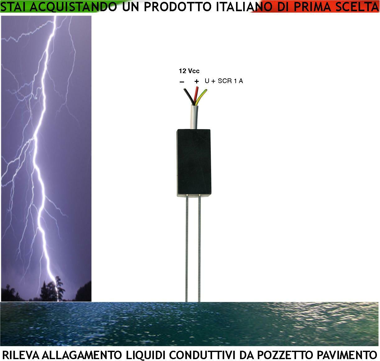 Sonda Antiallagamento Sensore Liquidi Conduttivi per Pozzetto e Garage
