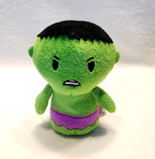 Hallmark Itty Bittys Incredible Hulk Green Black Purple 4" Tall Marvel DC Comics