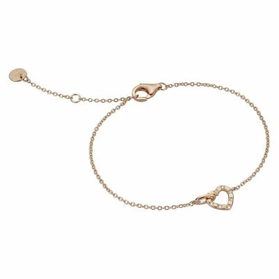 Esprit Damenarmband mylove ESBR01321317 Sterlingsilber Herz Zirkonia rosé NEU - Bild 1 von 3