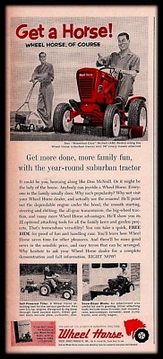 1962 E AD  WHEEL HORSE RIDING LAWN MOWER DON BREAKFAST CLUB MCNEILL 