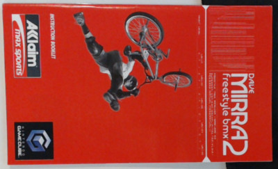Manual - NO GAME - Very Good - Dave Mirra Freestyle BMX 2 - Gamecube