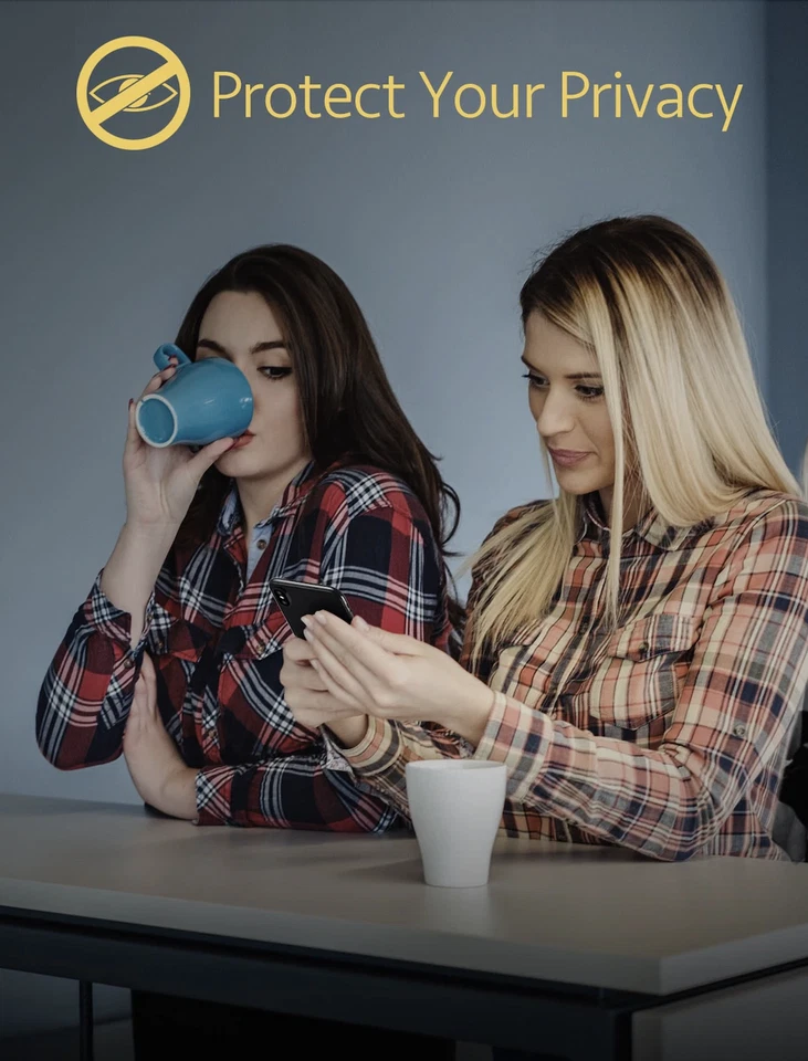 2 Pack Privacy Glass Screen Protector for iPhone 7 8 X 12 13 14 15 16 17 Pro Max - Image 4 of 4