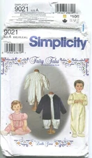 SIMPLICITY 9021 INFANTS DRESS, ROMPER & JACKET SZ XXS-L UNCUT 1999