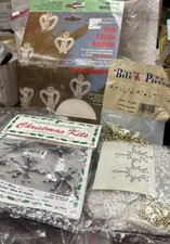 The Beadery Ten Little Angels Christmas Ornament And Pin Kits-some Started