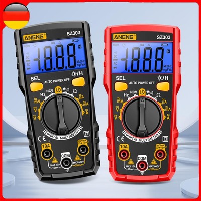Digital Multimeter NCV AC/DC Voltmeter Ammeter High Precision Electrician Tools