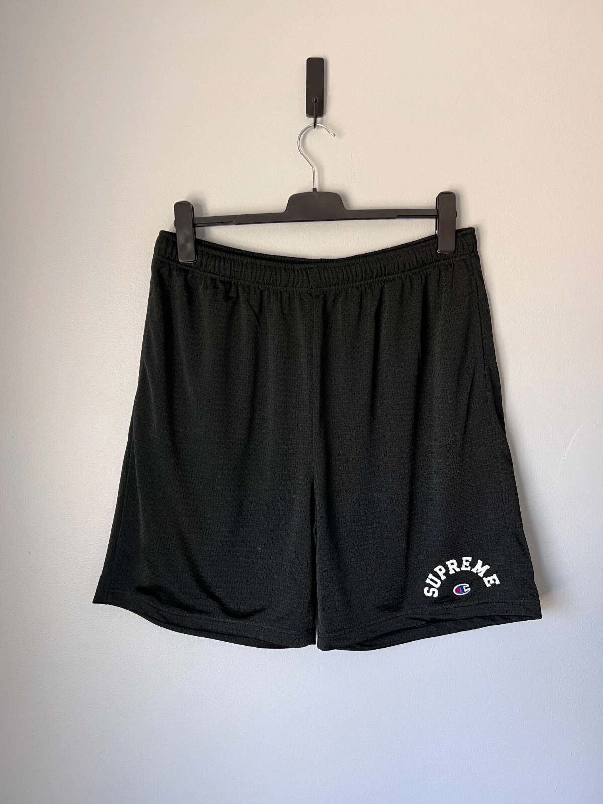 Short en maille Supreme Champion   Taille Grande   Noir   NEUF