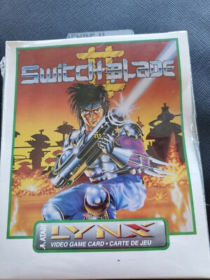 SWITCH BLADE II/2 Atari Lynx NEW Factory shrink wrapped BUT!! DAMAGED BOX