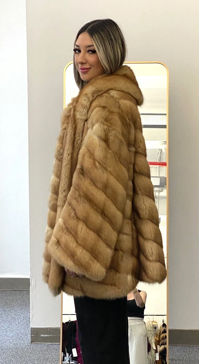 Shearling clearance swing coat