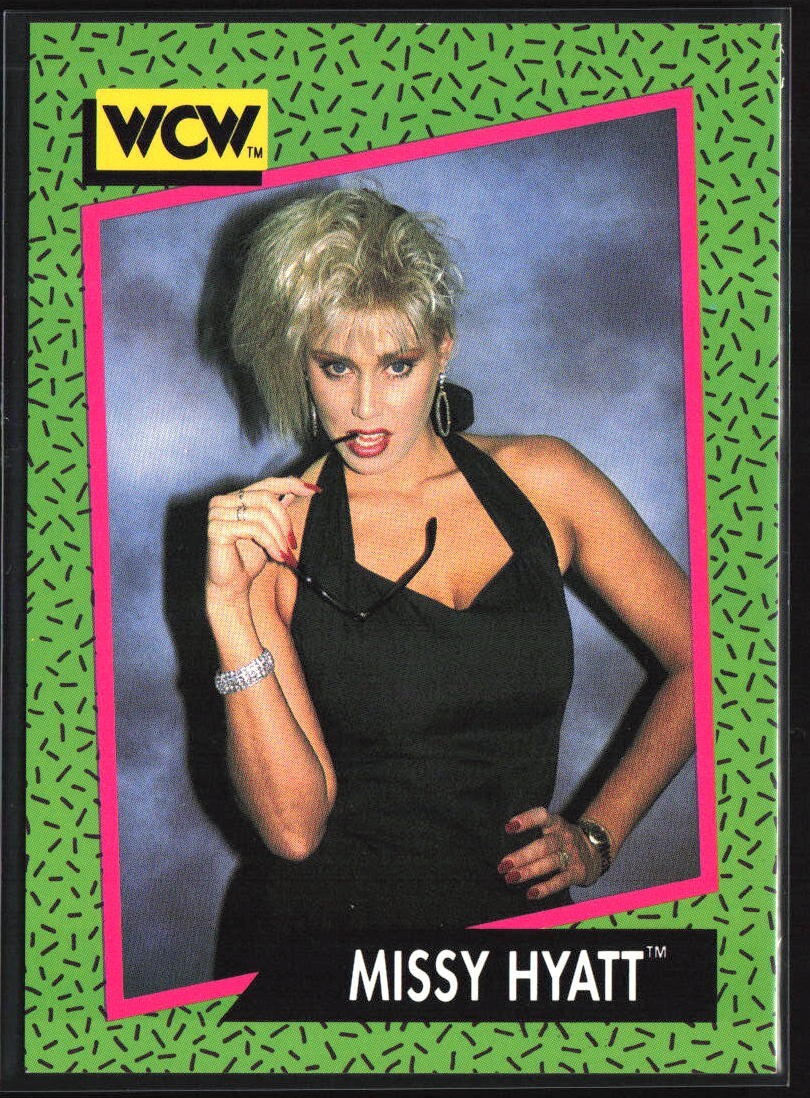 1991 Impel WCW #158 Missy Hyatt Wrestling Card