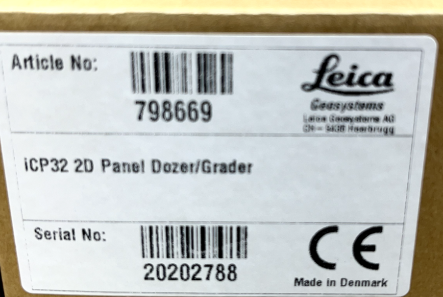 Genuine Leica Field Controller IconGrade ICP32 2D Panel Dozer