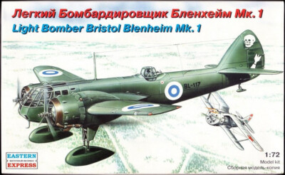 1/72 Light Bomber Bristol Blenheim Mk.1 Eastern Express 72262 Plastic Model kit