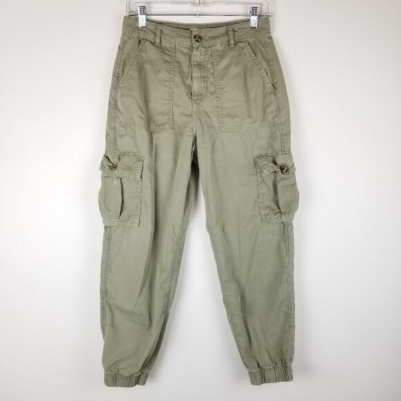 パンツ cargo pants size38 ZARA WASHED TECHNICAL CARGO PANTS - Khaki | ZARA United States