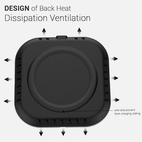 Fast Wireless Charger Charging Pad For iPhone 15 14 13 12 11 XS & Samsung - Picture 9 of 14