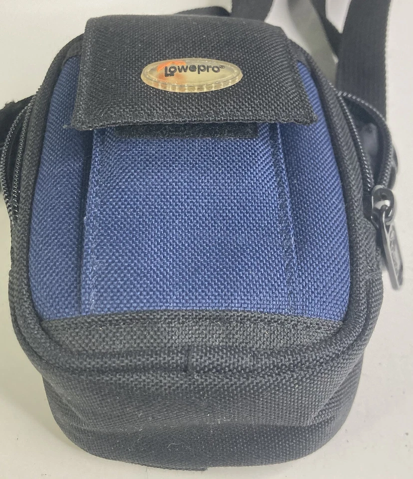 Lower Pro Z10 5” Black & Blue Camera Bag with Buckle Loop & Carrying Strap - Image 2 of 4