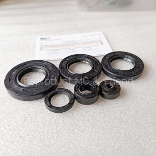 For Suzuki 1971-1975 TS185 R/J/K/L/M Engine Oil Seal Kit (6pcs) - Picture 2 of 4