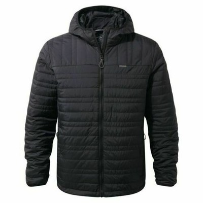 Craghoppers Mens Compresslite II Insulated Jacket Black and Dark Moss