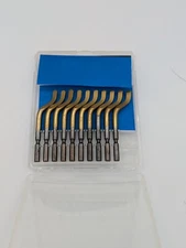 Titanium Nitride (TiN) Deburring Tool Blades, 10 Pack High Quality