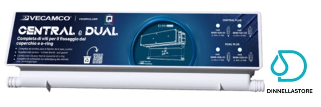 Vecamco 9899-029-01 - Cassetta Predisposizione Split a Incasso Dual Plus Doppio