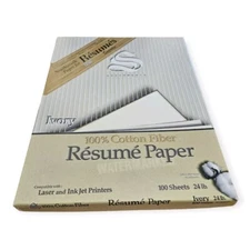 Southworth Resume Paper Ivory Cotton Fiber 100 Sheets Laser And Inkjet Vintage