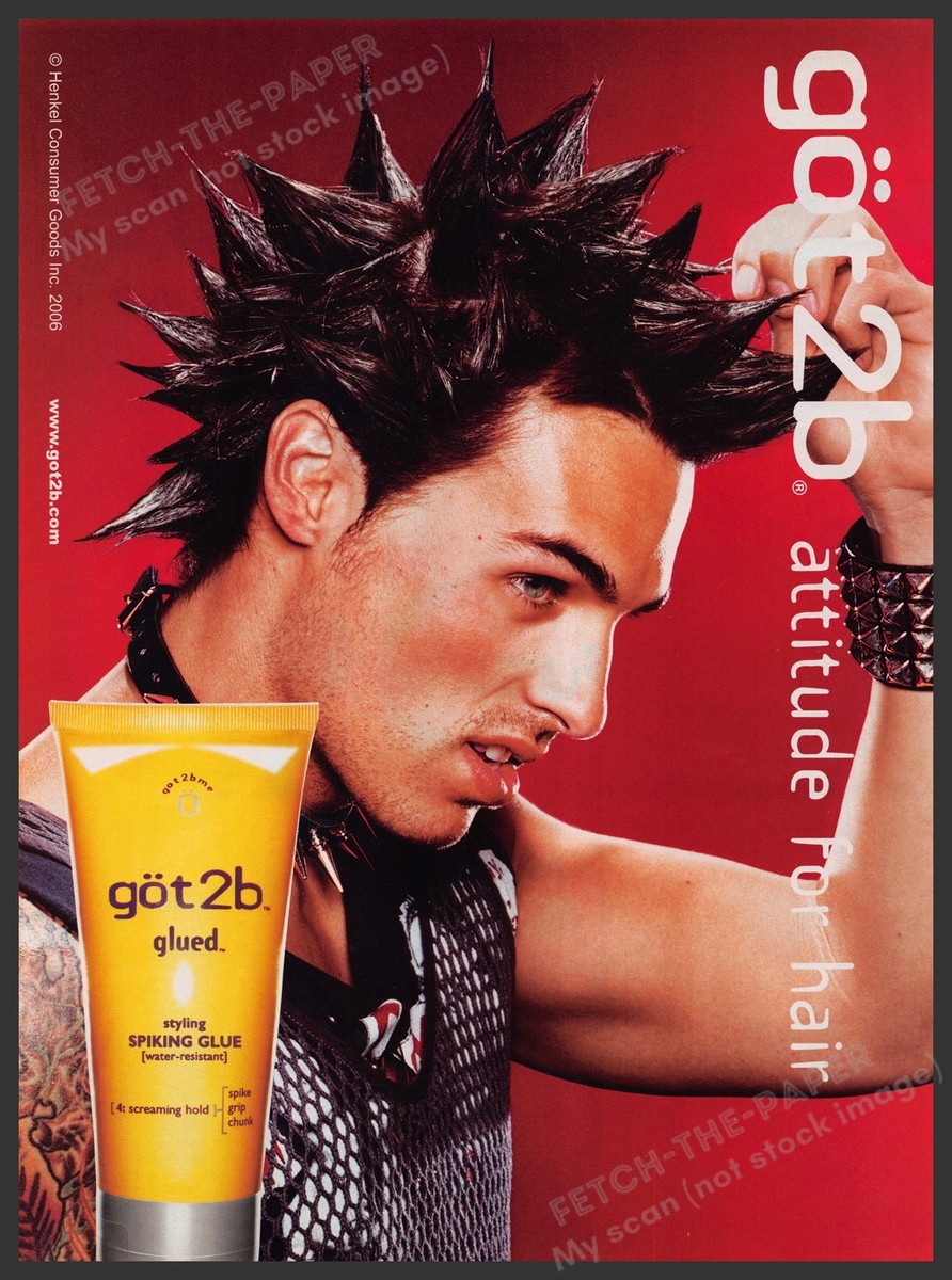 got 2b Spiky Hair 2000s Print Advertisement Ad 2006 