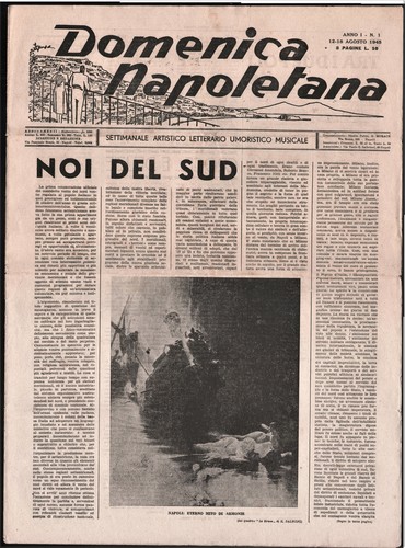 WW2-17 numeri-Rivista Domenica Napoletana Anno I 1-12+15-16-17 anno II 2-3 1945 - Imagen 2 de 12