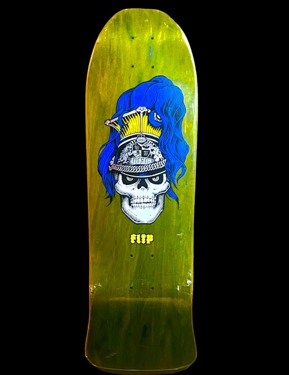 FLIP Lance Mountain Brigadier Skateboard Deck Green PS STIX