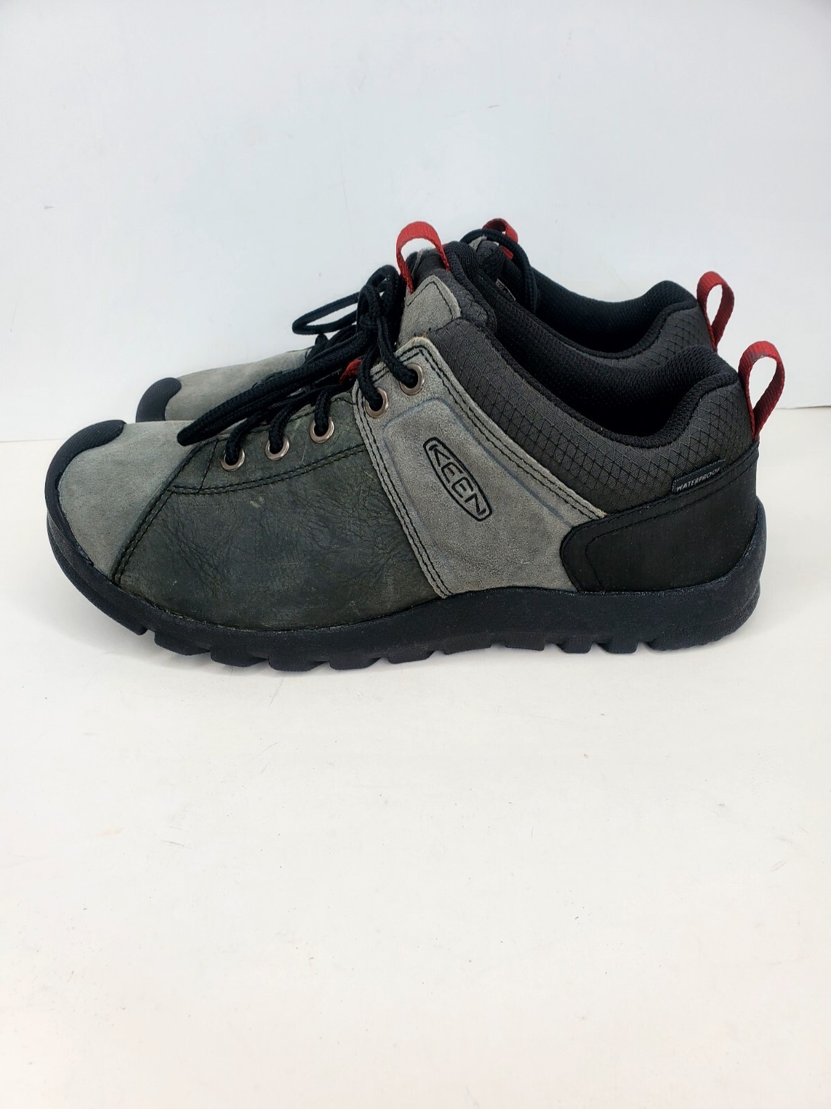 Scarpa KEEN impermeabile bassa scamosciata escursionismo passeggio grigio nero donna taglia 7 5